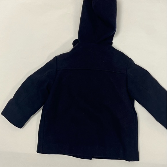 Vintage English wool duffle coat with wooden toggles - Picture 11 of 11